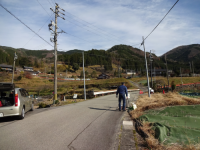 馬瀬西村でスケッチ